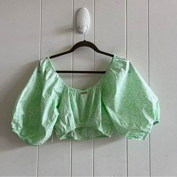 Billabong Tropic Sun Crop Top in Honeydew NWT - Picture 10 of 15